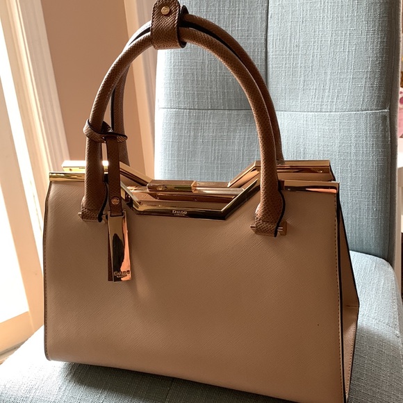 Dune London Beige Solid Handheld Bag - Picture 4 of 8